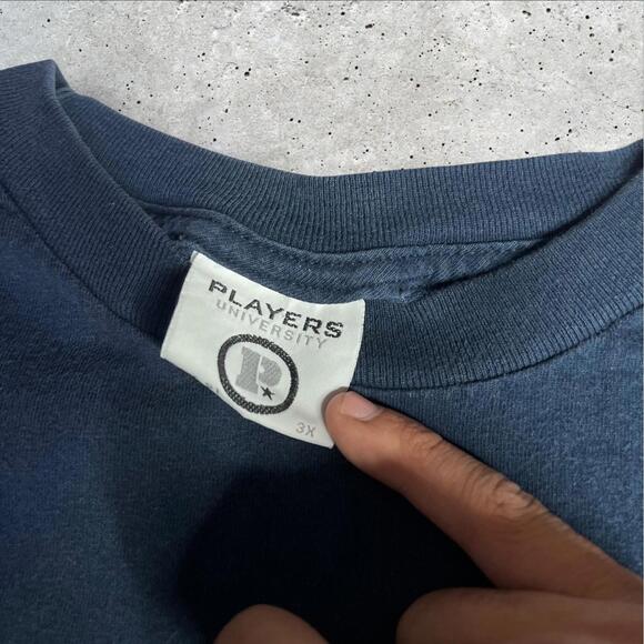 Players University Surfer Style Y2K Long Sleeved TShirt‎ Size 3X - Picture 3 of 7